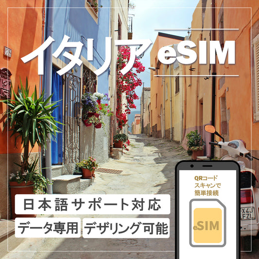 …World one eSIM…イタリア