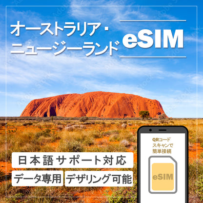 …World one eSIM…オーストラリア・ニュージーランド