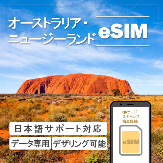 …World one eSIM…オーストラリア・ニュージーランド