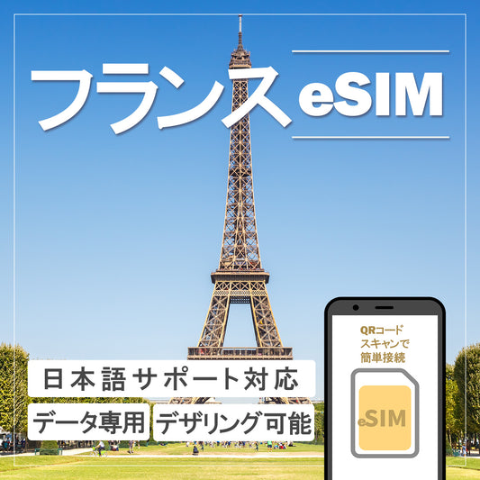 …World one eSIM…フランス
